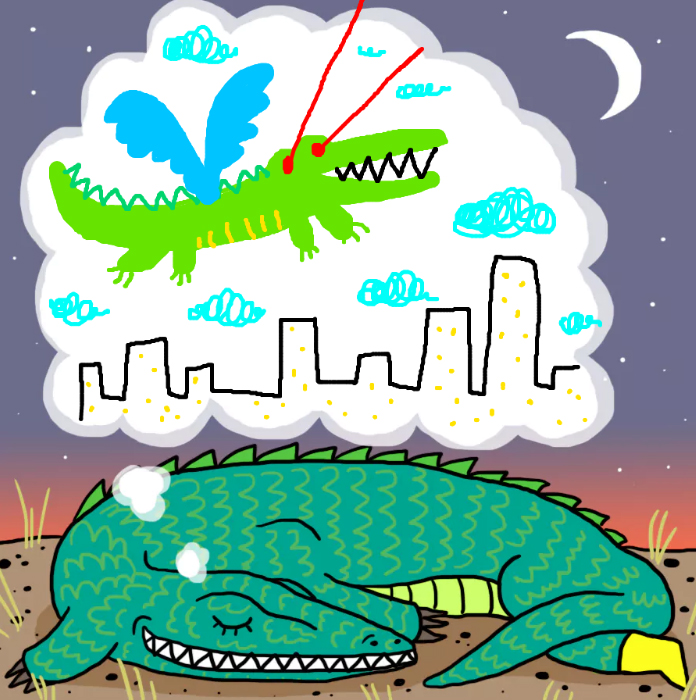 What Is This Crocodile Dreaming About? | Drawing Challenges on Beano.com